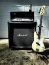 Sunn Marshall w Squier Precision P-bass Seveb.jpg