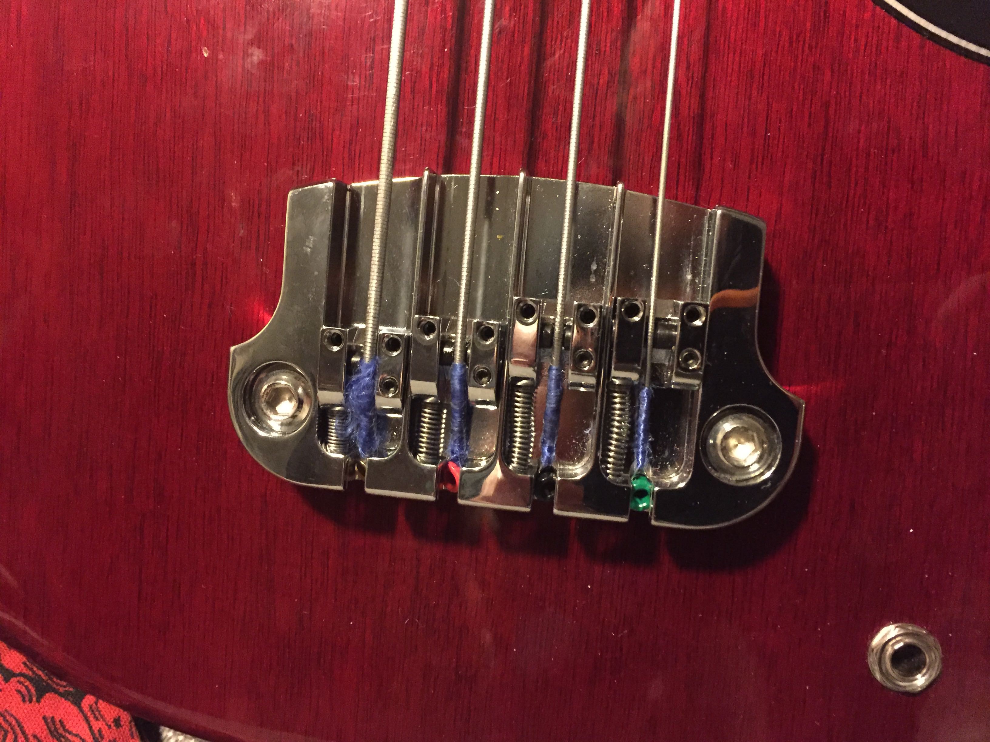 Epiphone EB0 bridge replacement The Tone Rooms