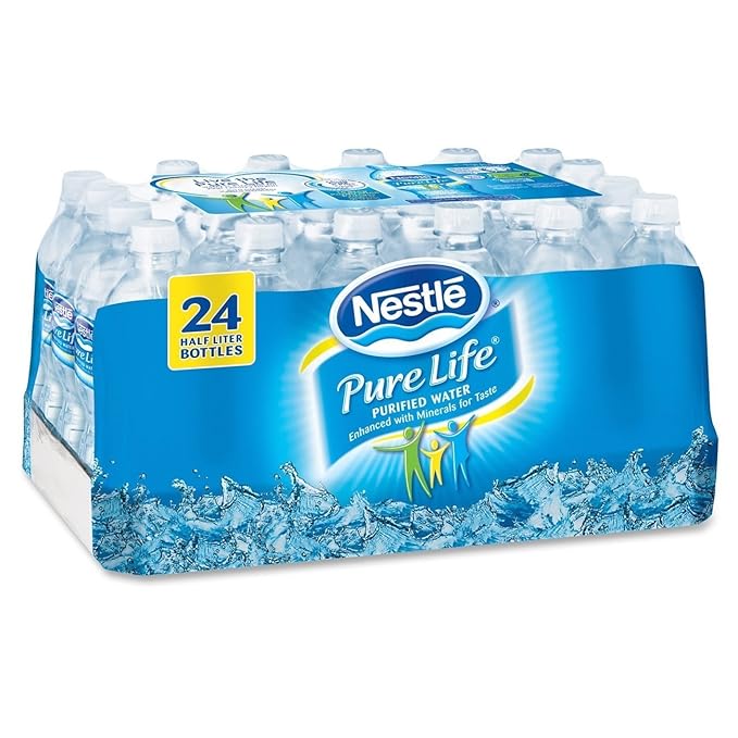Nestl&eacute; Pure Life Bottled Purified Water, 16.9 oz. Bottles, 24/Case
