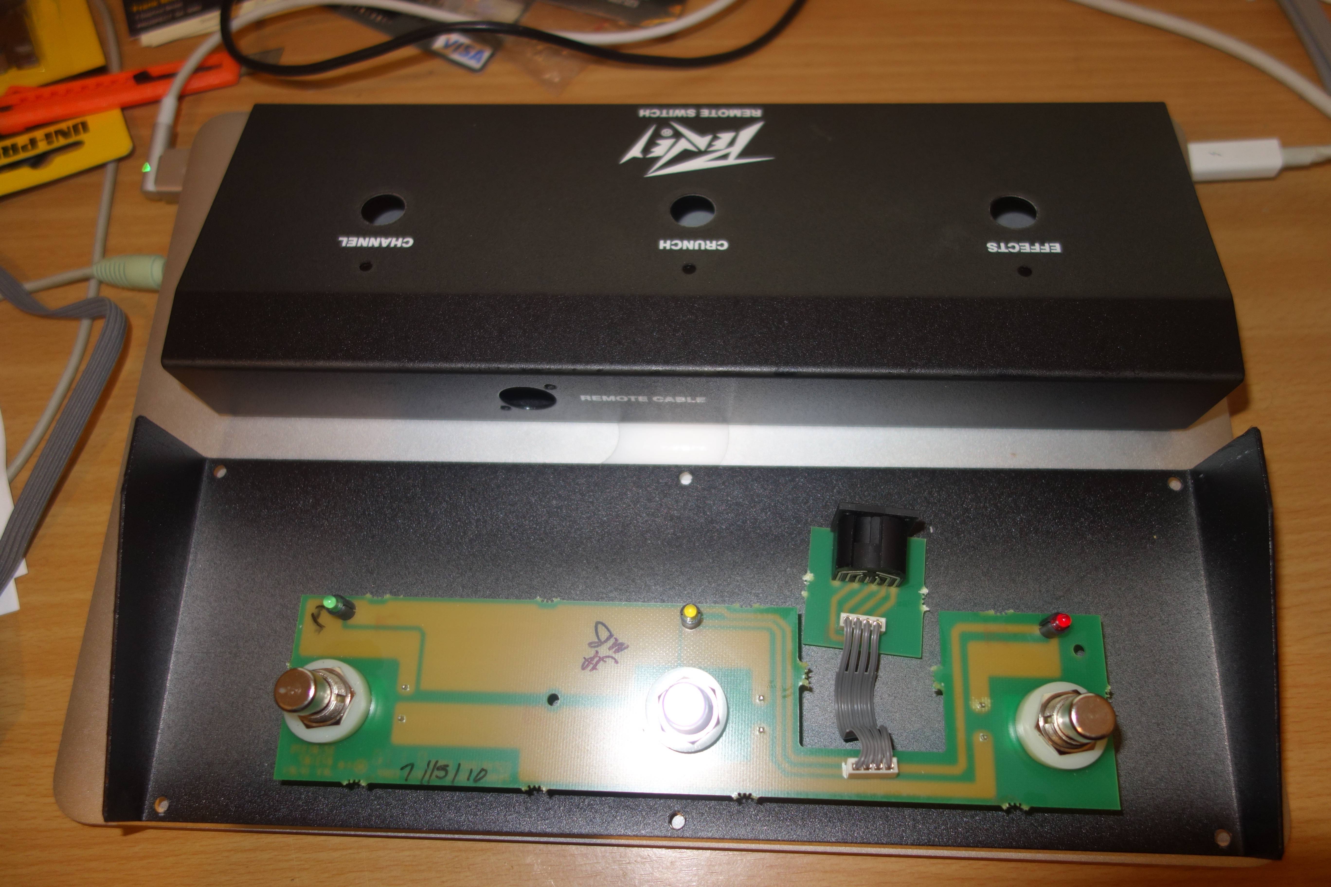 Peavey 3button footswitches (5150 II / 6505+ / 6534+ / XXX / JSX / XXX